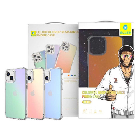 Чехол Blueo Gradient на Iphone 12 и 12 Pro Blue